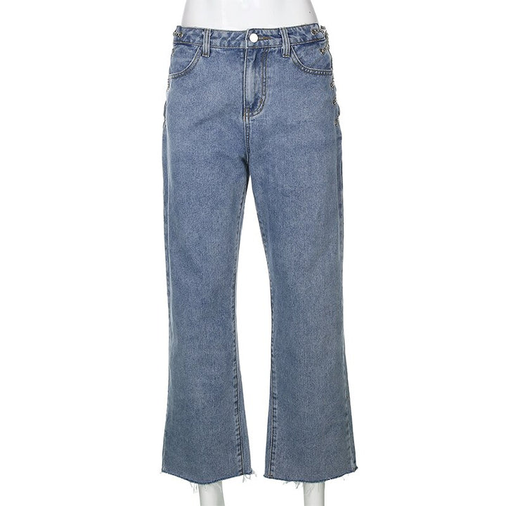 Streetwear Sexy Denim Jeans Pants