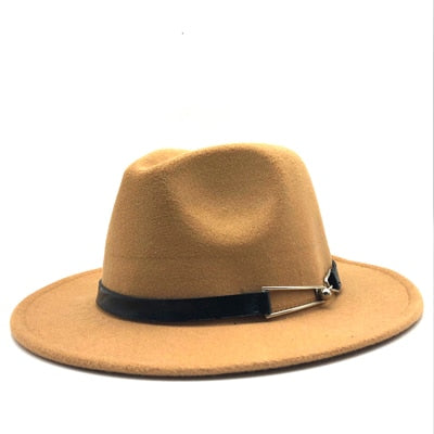 New Women Men Wool Vintage Gangster Trilby Felt Fedora Hat