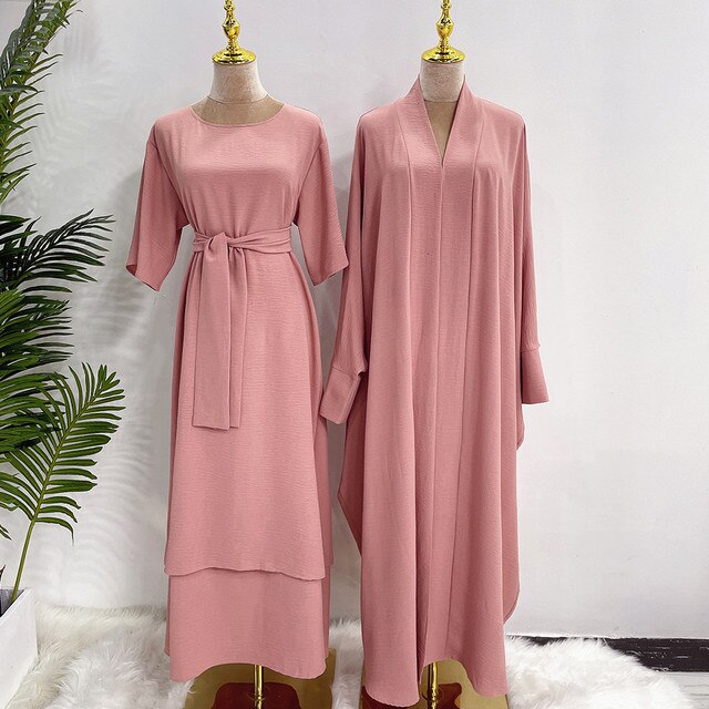 Women's Abaya Long Dress Set