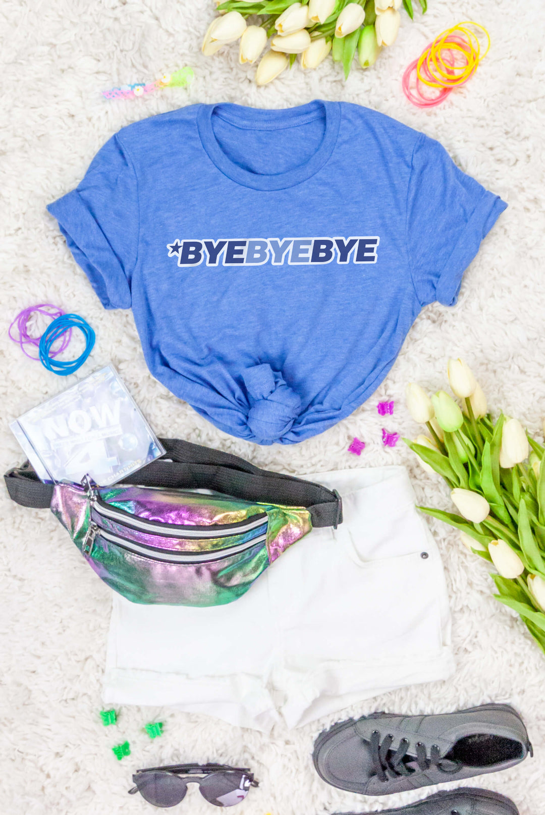 ByeByeBye Tee Shirts -Lots of Color Options - For Your Ultimate Boy Band 90s Party!