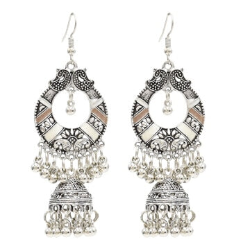 Egypt Vintage Silver Alloy Earrings for Women