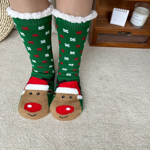 Women's Fuzzy Slipper Socks