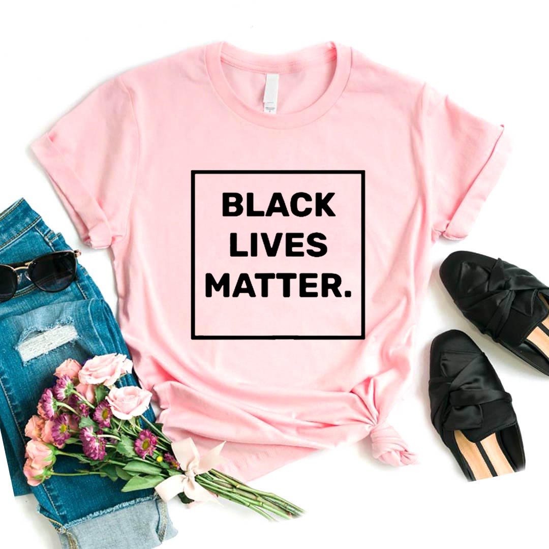 Black Lives Matter Square Women T-Shirts