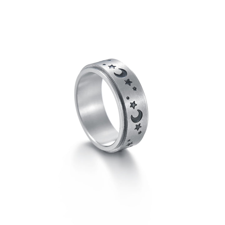 Rotatable Basic Ring for Men