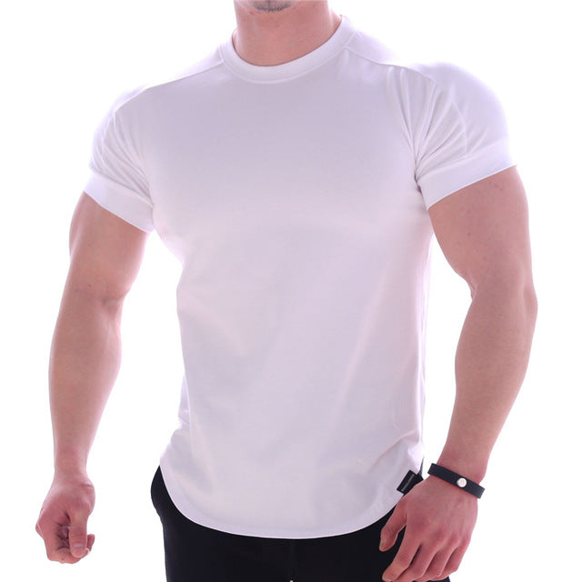 Men's High Elastic Slim Fit T-shirt