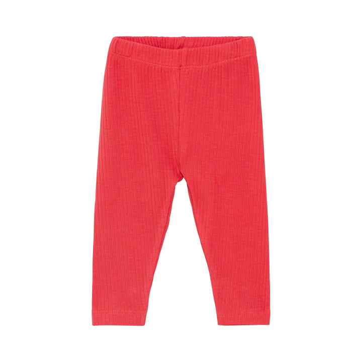 Organic Cotton Tunic and Legging Set Dark Coral and Pink