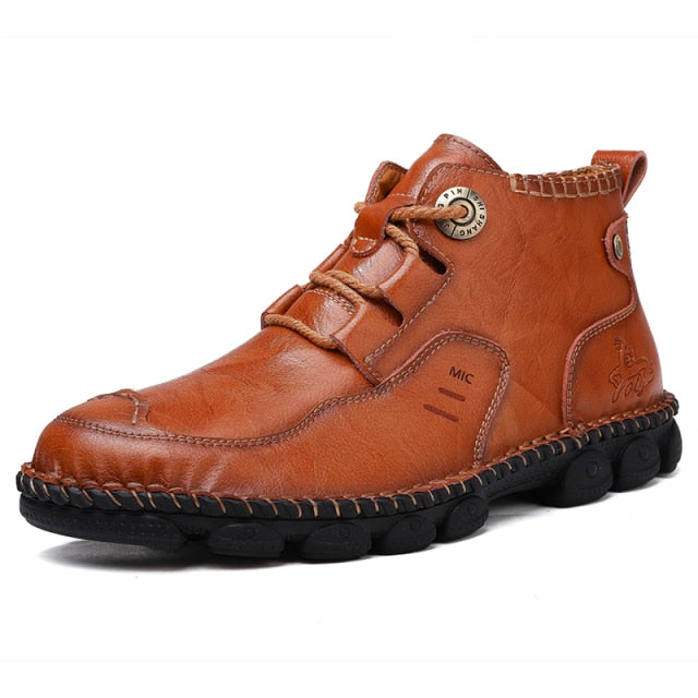 Men's Ankle Leather Boots