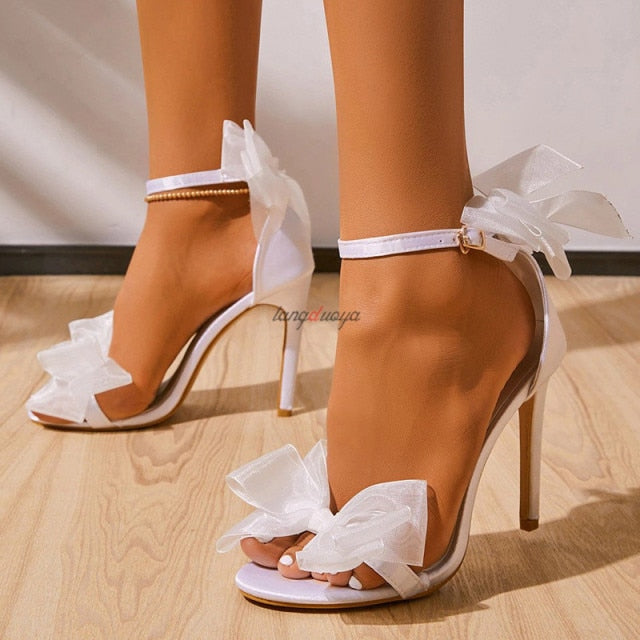 Women's White Wedding Bridal Shoes