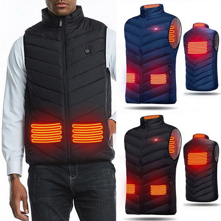 Winter Outdoor Heating Vest Men Jacket