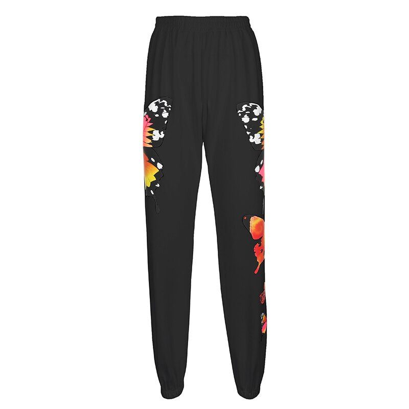 HEYounGIRL White Casual Loose Track Pants Joggers