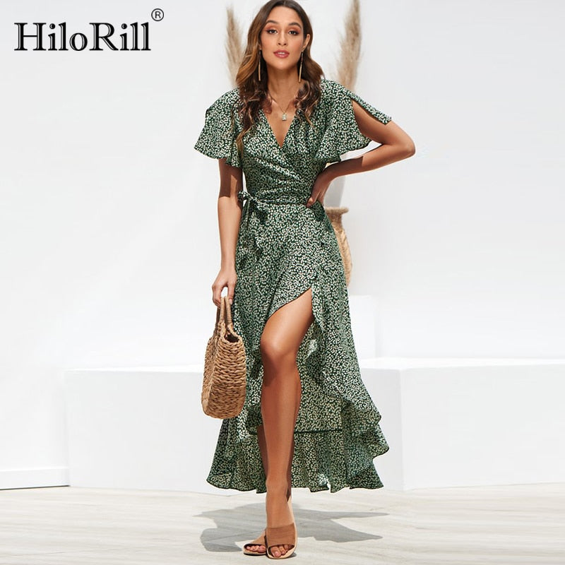 HiloRill Summer Beach Maxi Dress