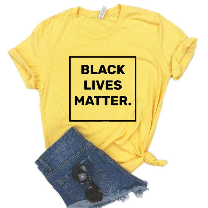 Black Lives Matter Square Women T-Shirts