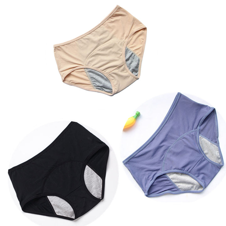 3PCS/Set Leak Proof Menstrual Panties Physiological Panty Women Underwear