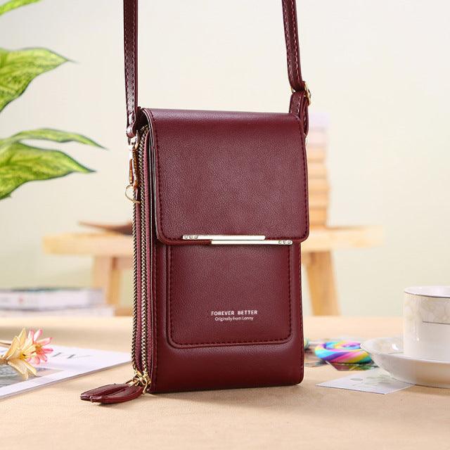 Buylor Soft Leather Crossbody Shoulder Bag