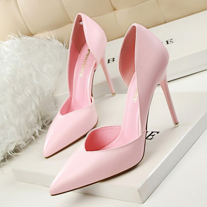 Women Pumps Pointed Hollow Shallow Mouth Wedding Shoes