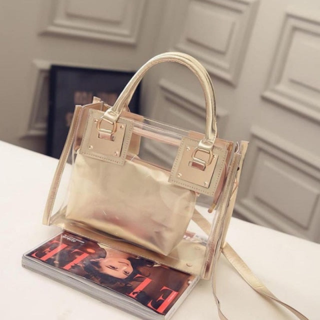 houlder Bag Clear Jelly Transparent Handbag