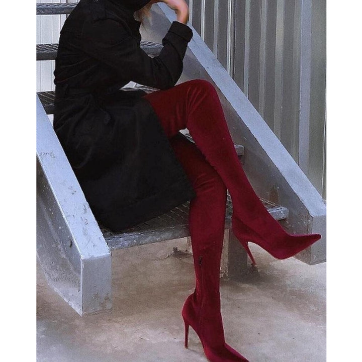 Thin Long Thigh Boots For Women