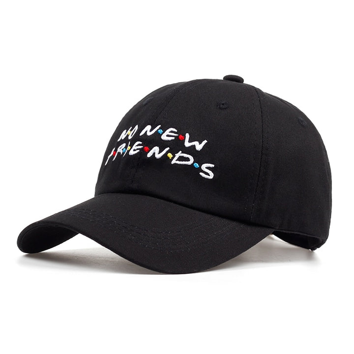 No New Friends Embroidery Dad Hat