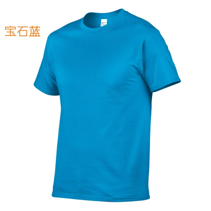 Solid Color Men's / Women's Plain T-Shirt