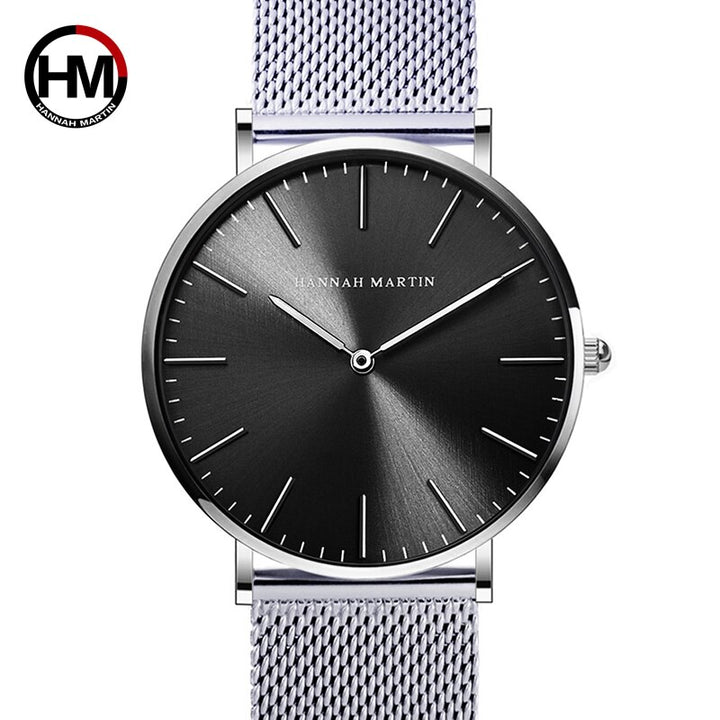 HANNAH MARTIN Luxury Brand Simple Quartz Watch