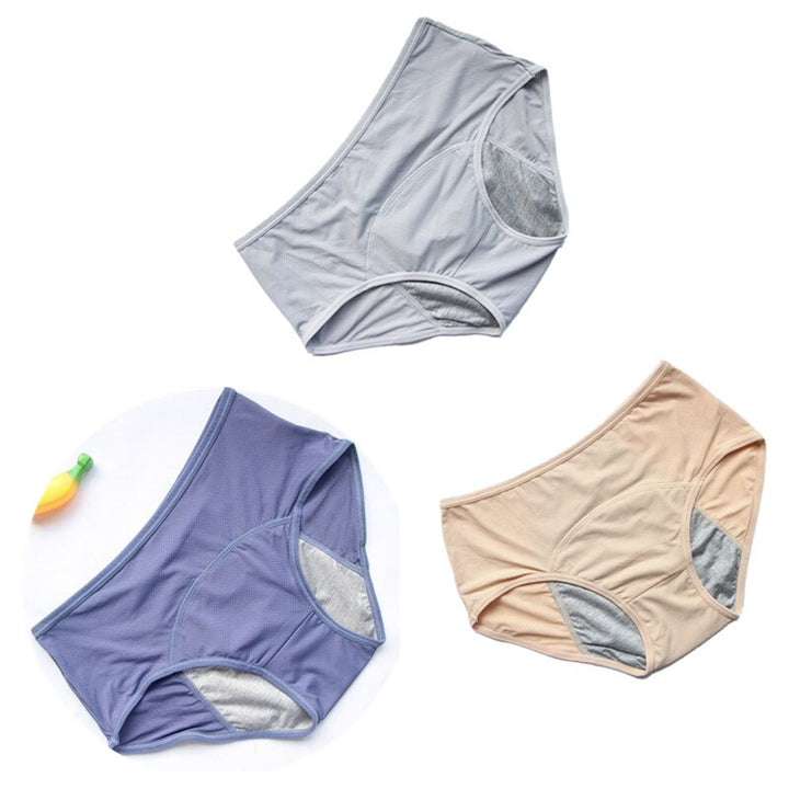 3PCS/Set Leak Proof Menstrual Panties Physiological Panty Women Underwear