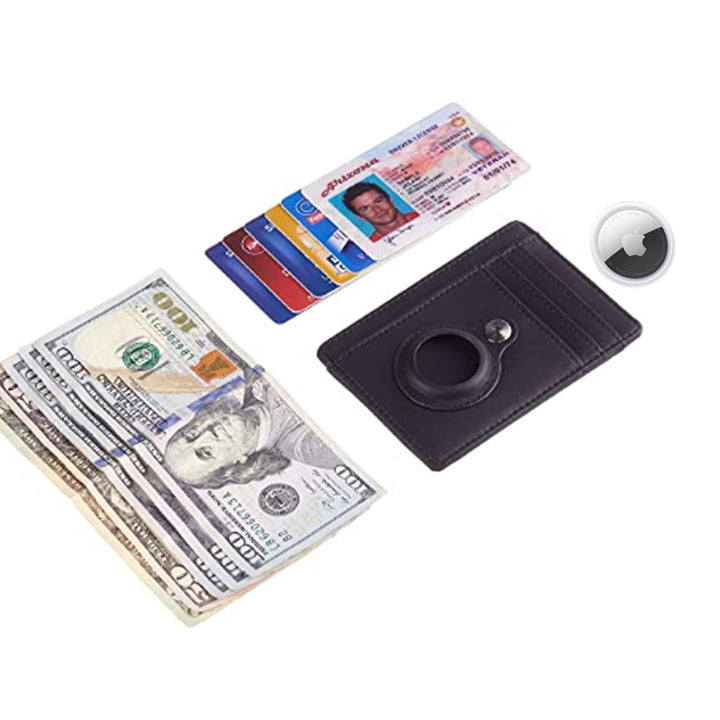 New RFID  Card Holder Airtag Slim Wallet