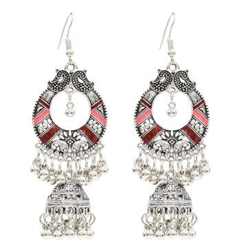 Egypt Vintage Silver Alloy Earrings for Women