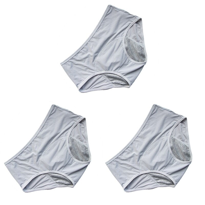 3PCS/Set Leak Proof Menstrual Panties Physiological Panty Women Underwear