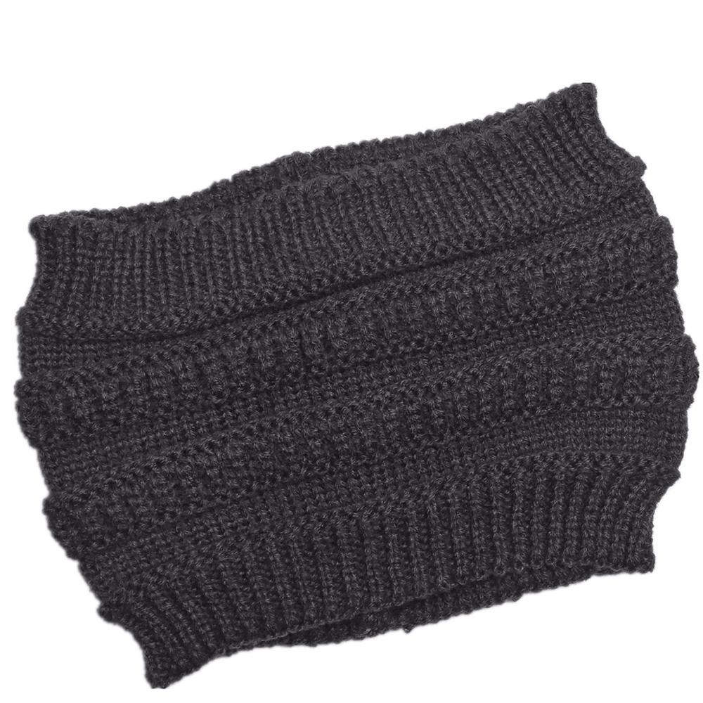 Winter Knitted Ponytail Beanies