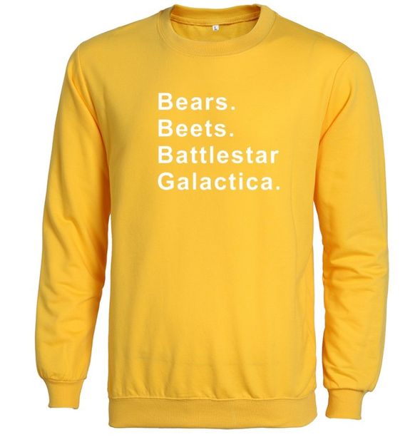 Unisex Bears, Beets, Battlestar Galactica Sweatshirts