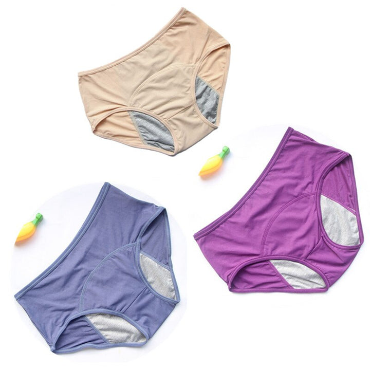 3PCS/Set Leak Proof Menstrual Panties Physiological Panty Women Underwear