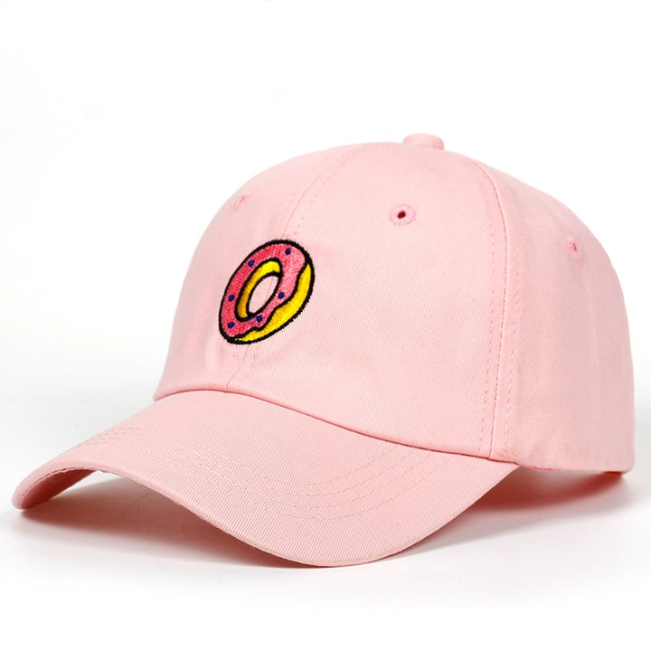 Men's Baseball Cap Donut Embroidery Cotton Hat