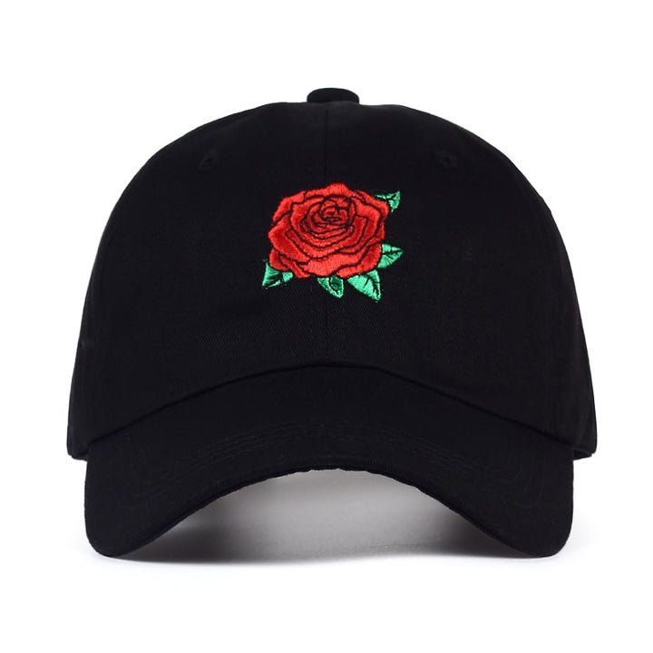 VORON New Hot Fashion Roses Men Women Baseball Caps Spring Summer Sun Hats For Women Solid Snapback Cap Wholesale Dad Hat