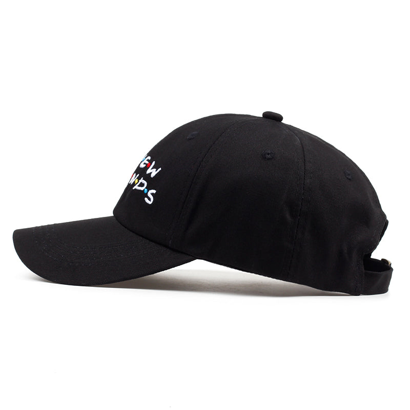 No New Friends Embroidery Dad Hat Men Women Trending Rare Baseball Cap Snapback Hip Hop cap hats