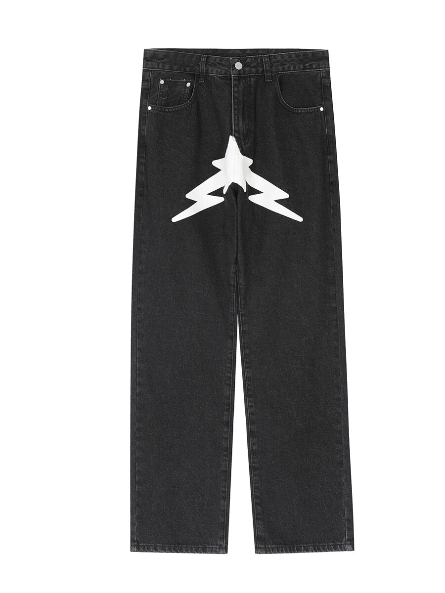Designer Star Print Pants