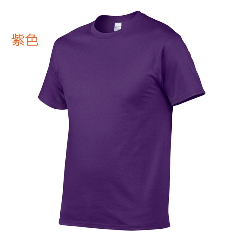 Solid Color Men's / Women's Plain T-Shirt