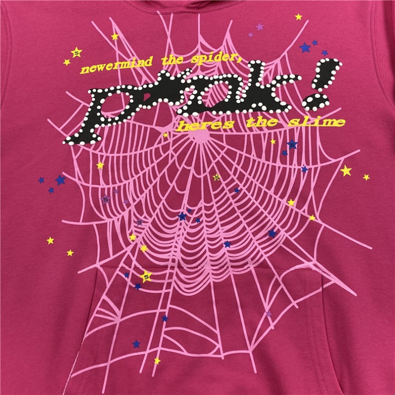 Spider Web Print Pants & Hoodies
