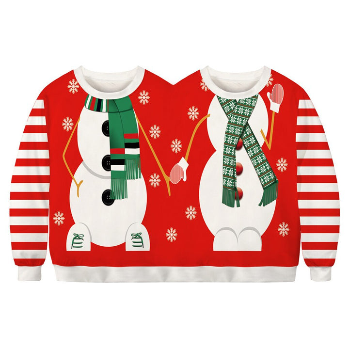 Couples Novelty Christmas Siamese Sweaters