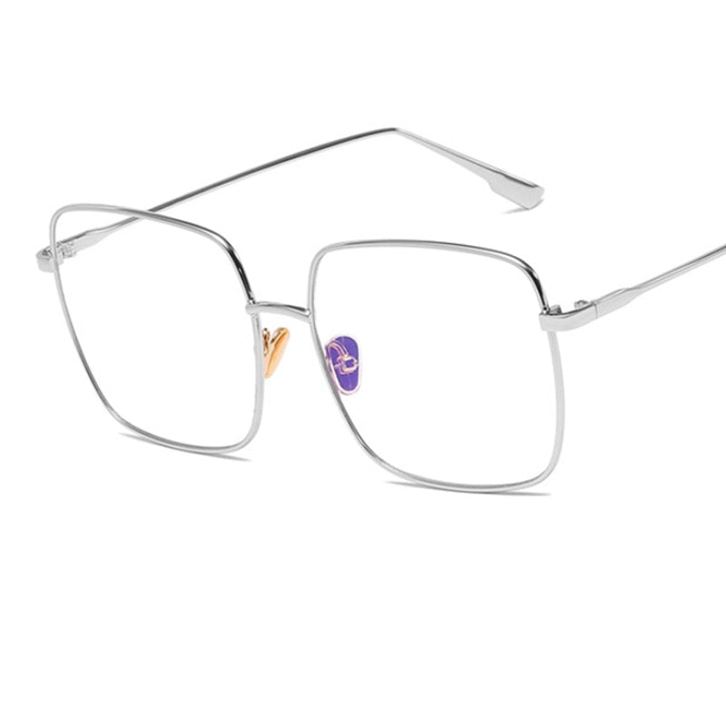 Square Transparent Glasses Women