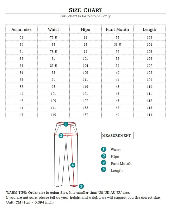Men's Cotton Fitted Trousers