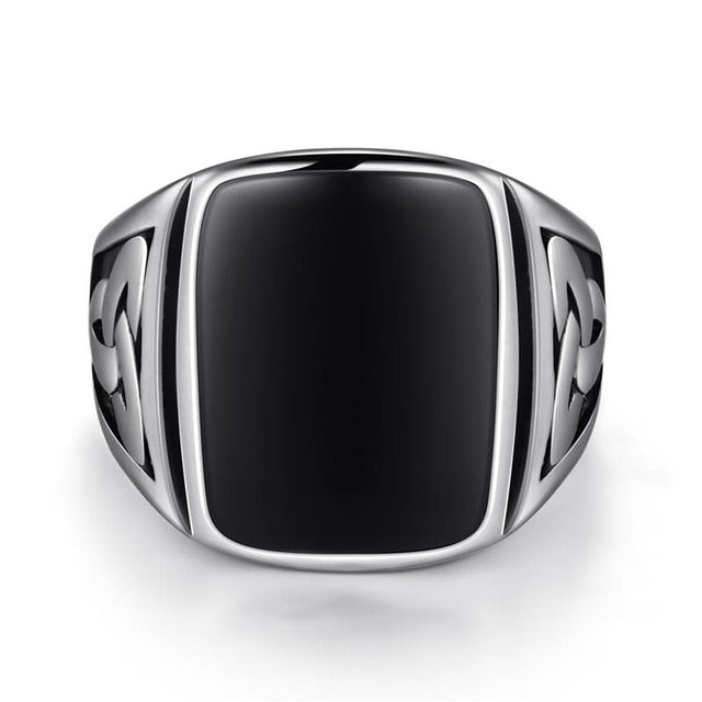 Punk Titanium Steel Ring For Men