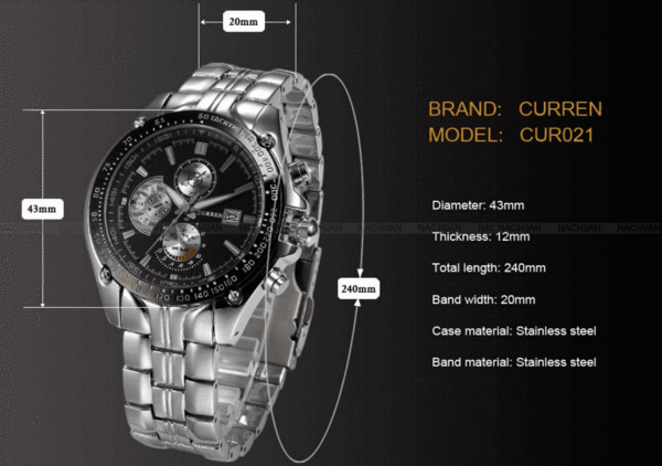 CURREN Luxury Quartz Wristwatch