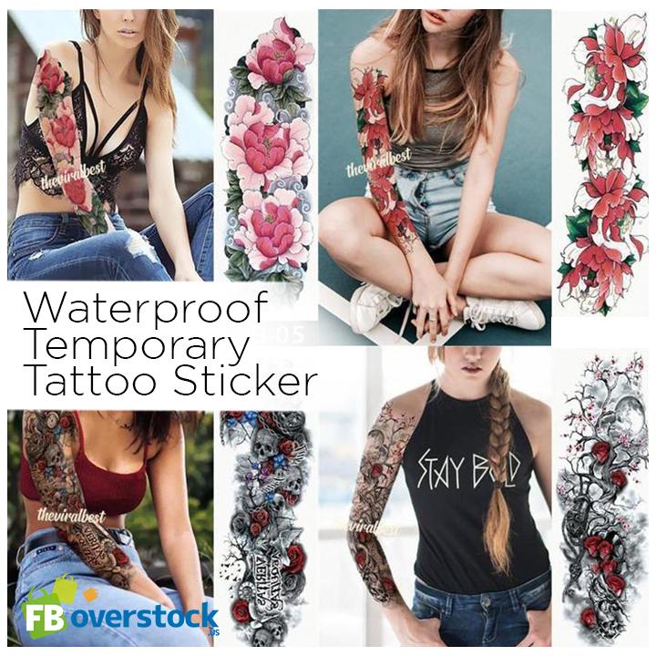 Easy Apply Waterproof Full Arm Sleeve Tattoo