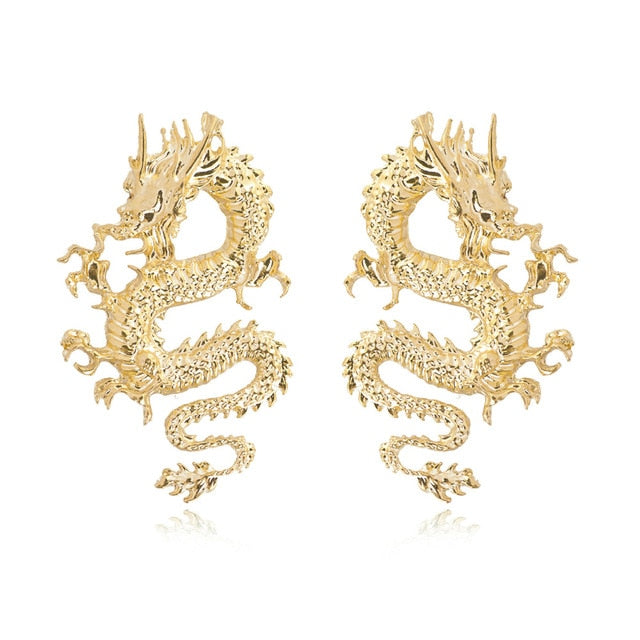 Dragon Long Earrings For Women