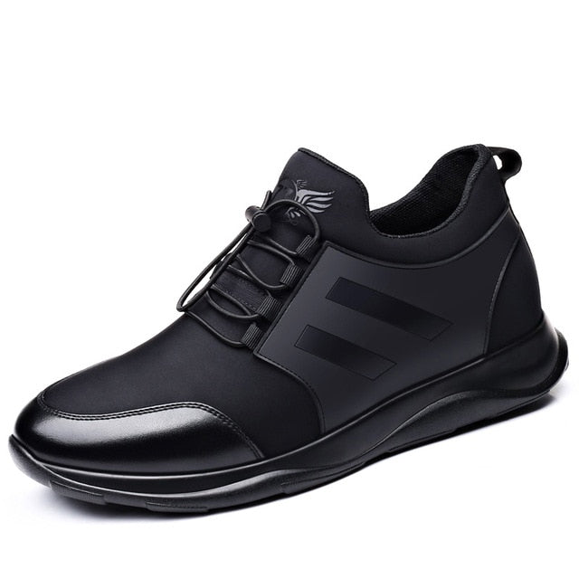 Men Casual Shoes Black Mesh Comfortable Walking Sneakers