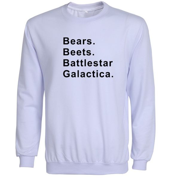 Unisex Bears, Beets, Battlestar Galactica Sweatshirts