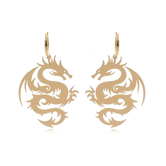 Dragon Long Earrings For Women