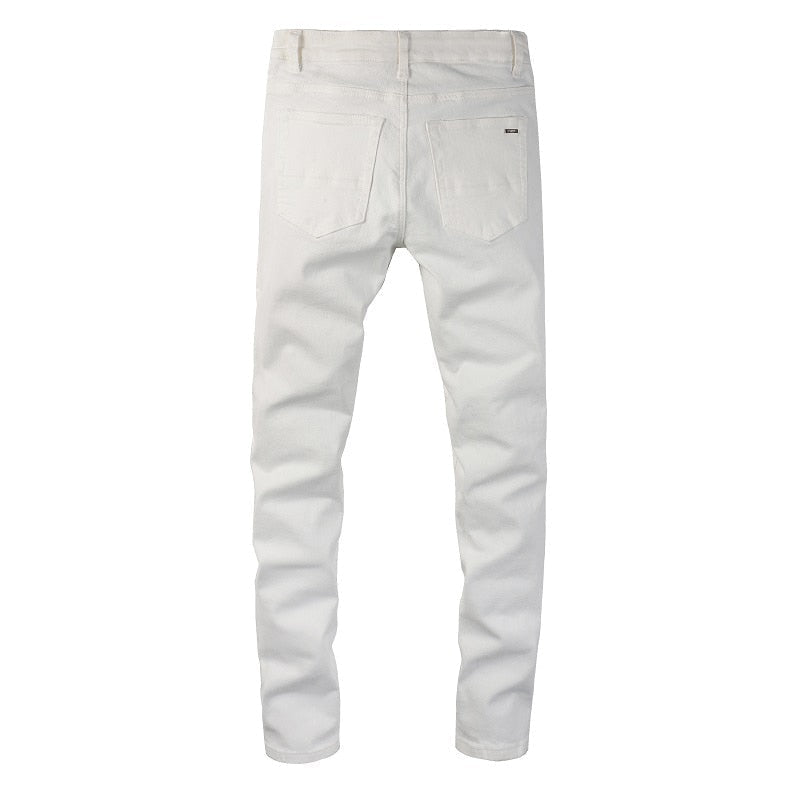 White Bandana Jeans