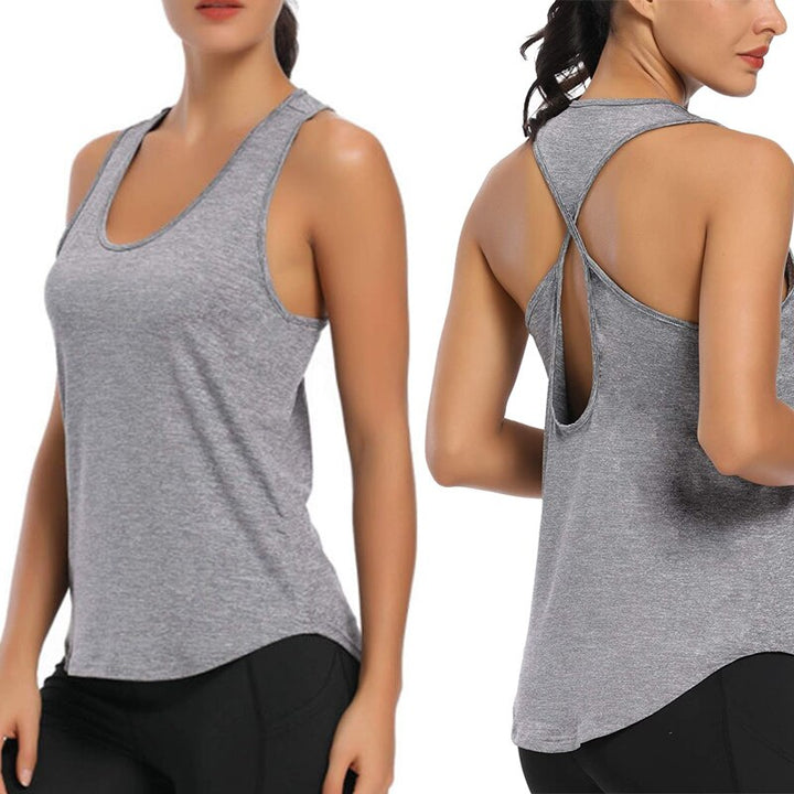 Summer Womens Sports Back Running Vest