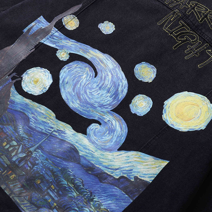 Van Gogh Starry Night Denim Jacket